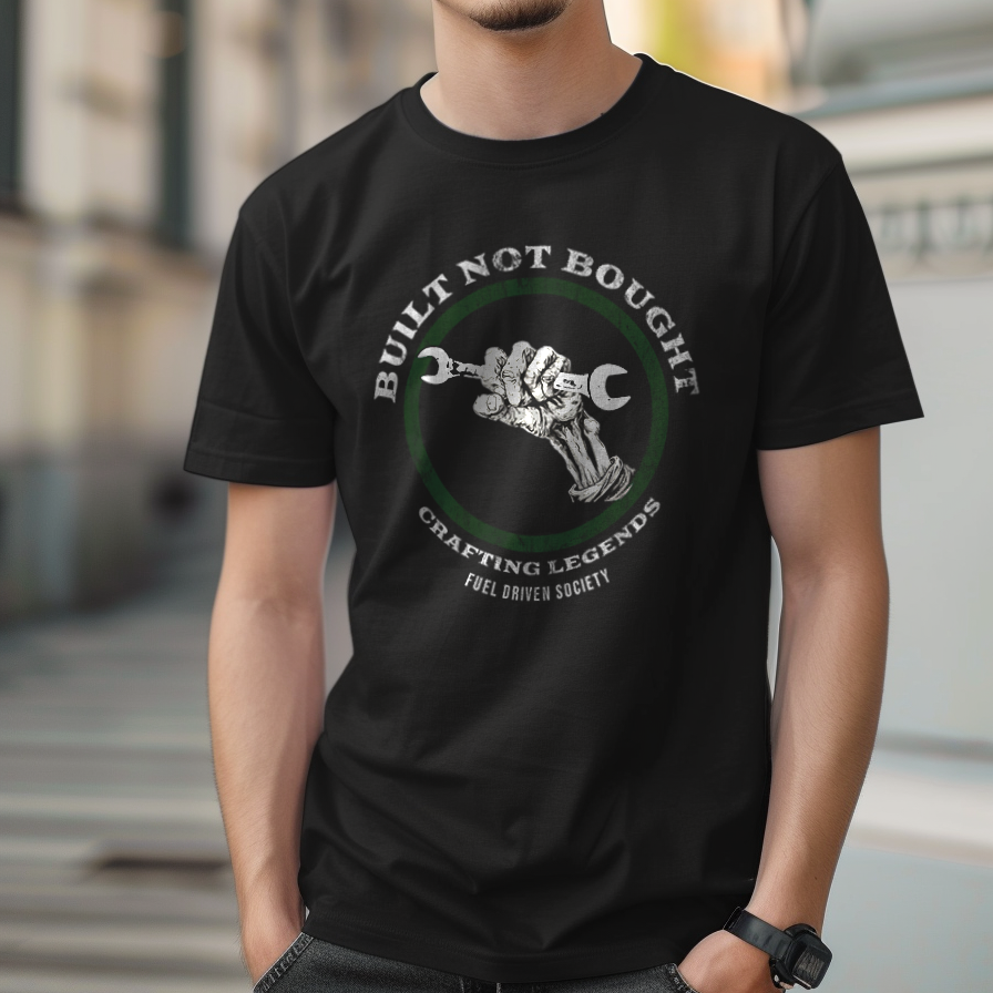 Crafting Legends T-Shirt - Built Not Bought Automotive Apparel - Fuel Driven Society